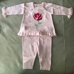 katespade light pink knit set